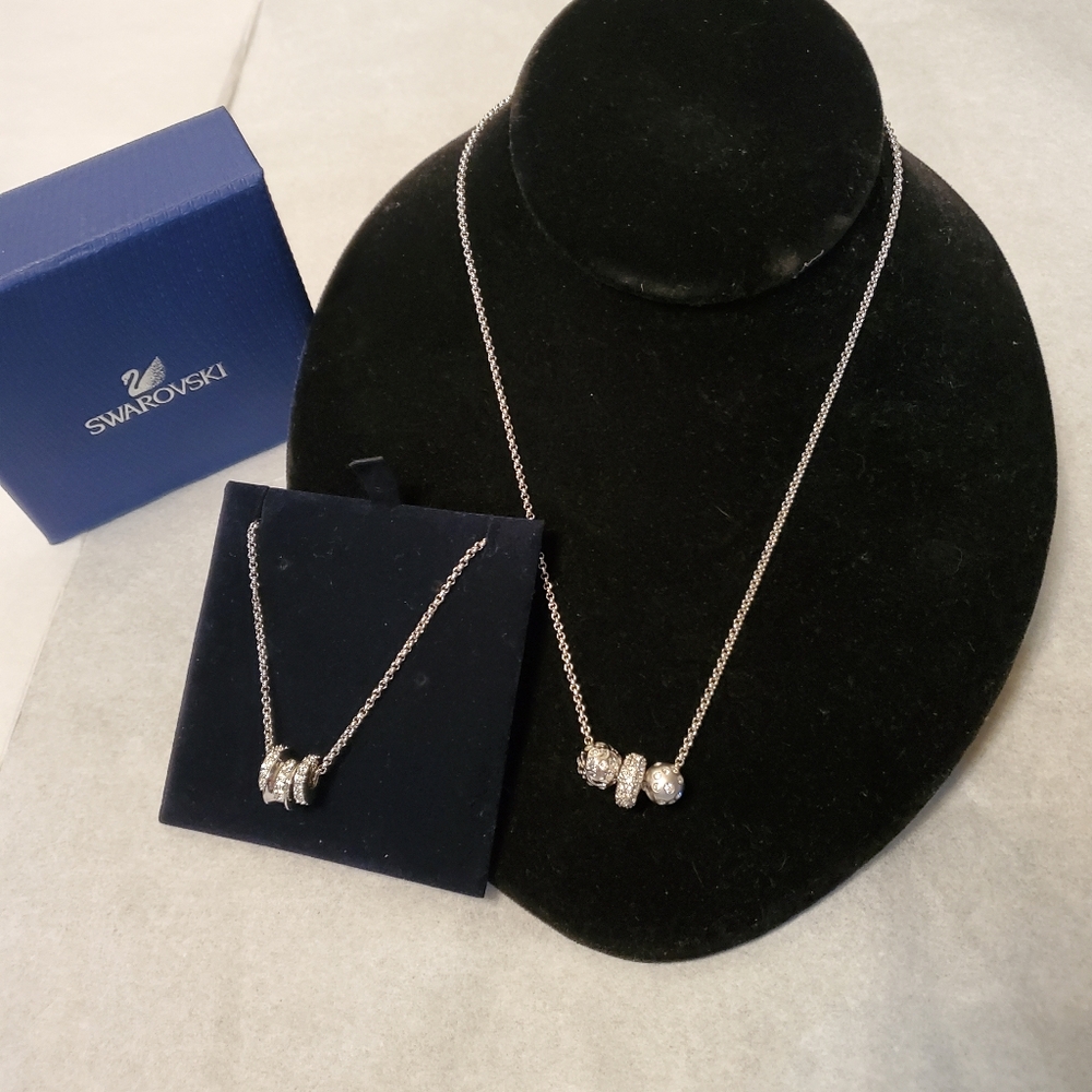 Swarovski necklace & bracelet
